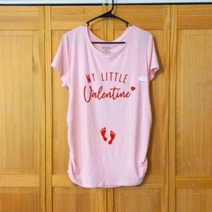 Maternity Tee-Shirt L With Side Rouching